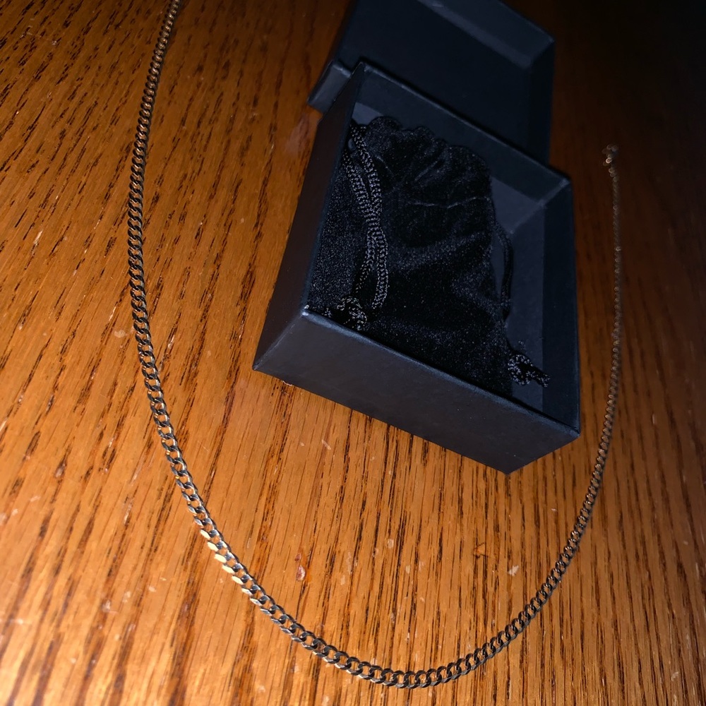 Solid 18" 14K Gold Curb Link Chain (3-1/6mm)